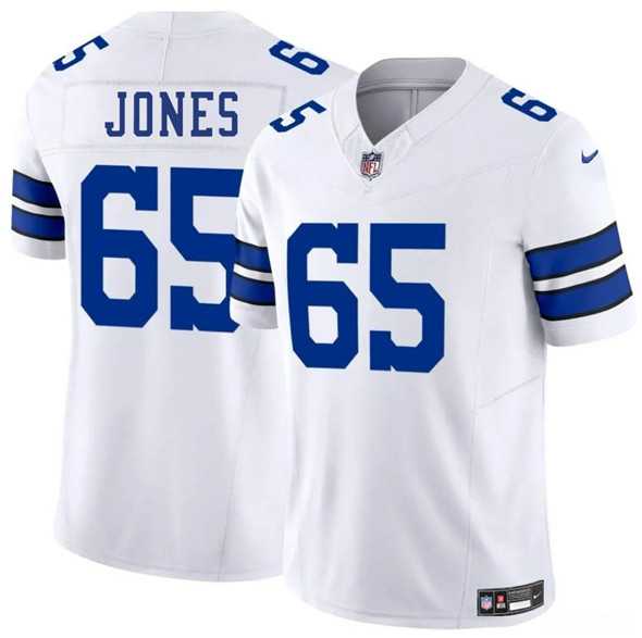 Men & Women & Youth Dallas Cowboys #65 Robert Jones White 2025 F.U.S.E. Vapor Untouchable Limited Stitched Jersey->dallas cowboys->NFL Jersey